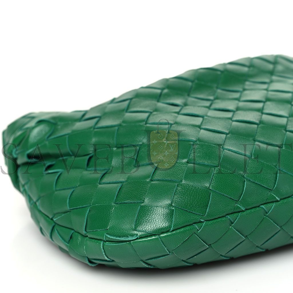 BOTTEGA VENETA NAPPA INTRECCIATO MINI JODIE RACING GREEN (25*14*8cm)